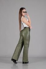 ART.7096 WIDE LEG CON PLIEGUE VERDE - Imagen 5