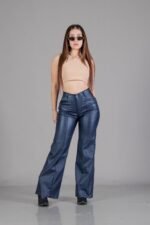 ART.7094 WIDE LEG CON PLIEGUE AZUL