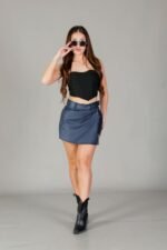 Curva ART.7108 SHORT POLLERA AZUL MARINO