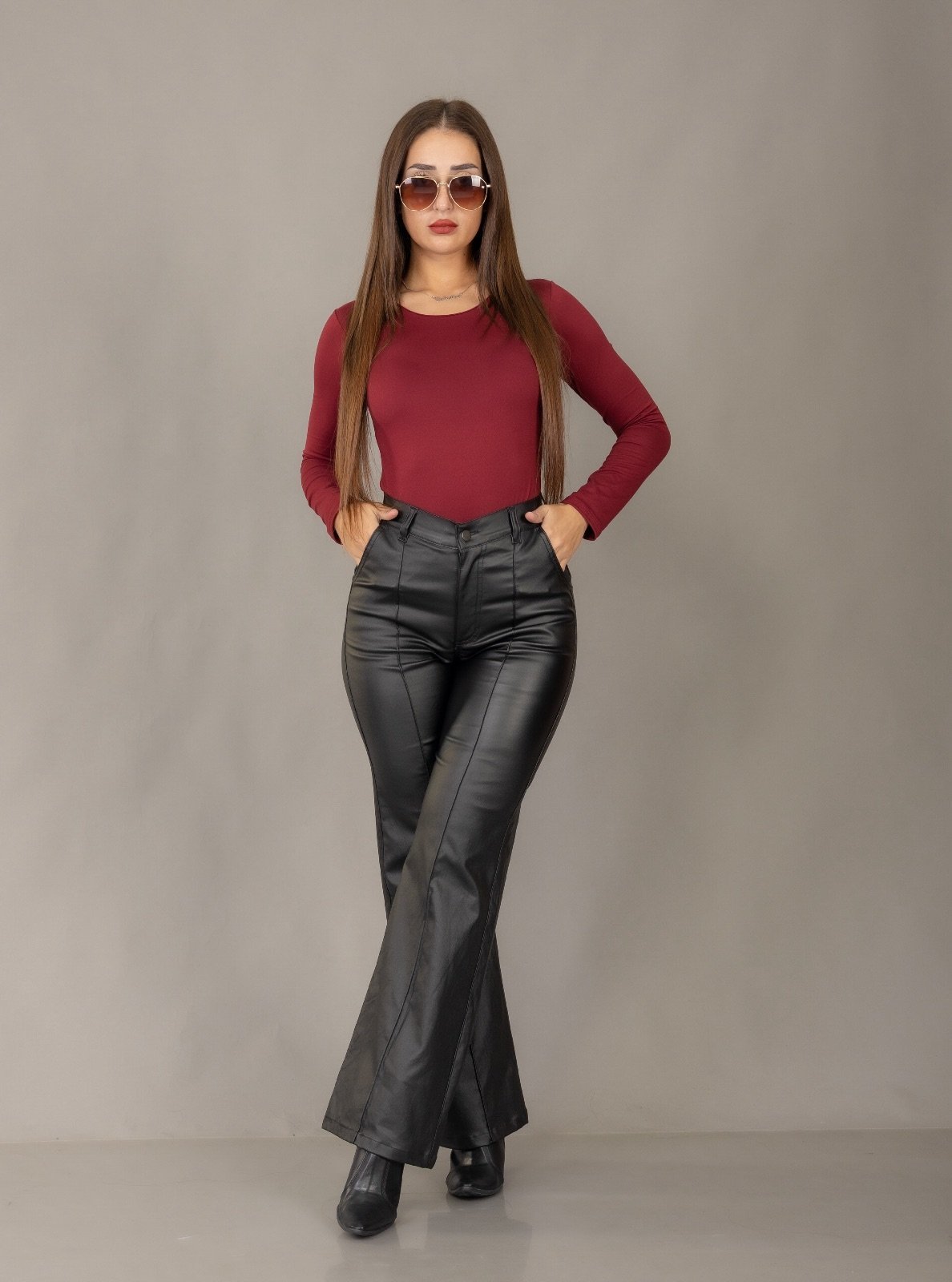 b09c3d7c-8eb5-4afd-a1ab-cde01cce3cc6-1.jpg ART.7056 WIDE LEG CON PLIEGUE - Imagen 1