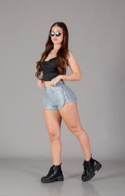 ART.7103 SHORT CADENAS GRIS MEDIO